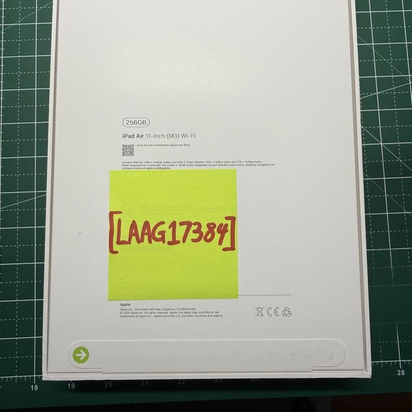 Apple iPad Air 11 inch (M3) 2025 - Wi-Fi, 256 GB, Blue, A3266
