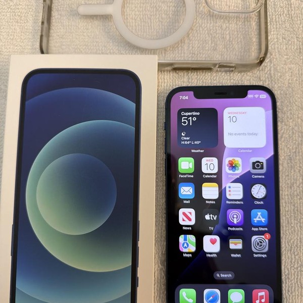 Apple iPhone 12 - Unlocked, 128 GB, Blue, A2172