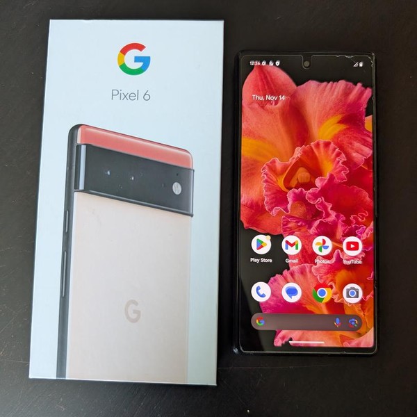 Google Pixel 6 - Unlocked, 128 GB, Coral, 8 GB, GB7N6