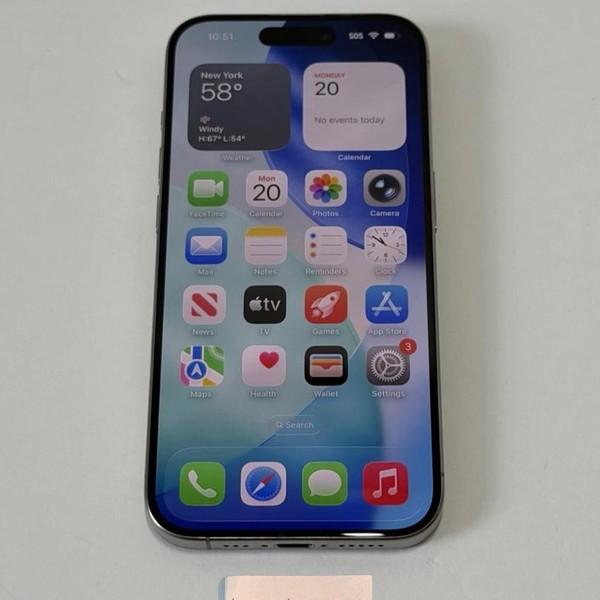 Apple iPhone 15 Pro - Unlocked, 128 GB, Natural, A2848