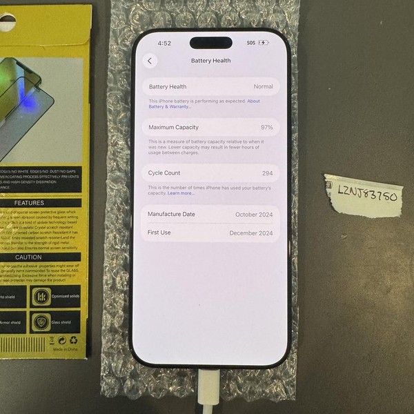 Apple iPhone 16 Pro Max - Unlocked, 256 GB, Black, A3084