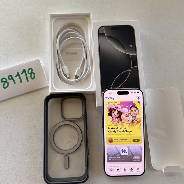Apple iPhone 16 Pro - Unlocked, 256 GB, Natural, A3083