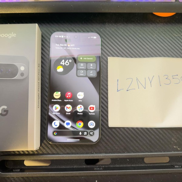 Google Pixel 10 Pro XL - Unlocked, 512 GB, Obsidian, GUL82