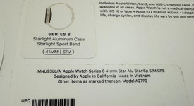 New
													Apple Watch Series 8 41mm - Starlight, A2770 - GPS, Aluminum, photo 4 of 5