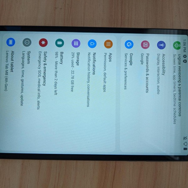 Lenovo Tab M8 - Wi-Fi, 32 GB, Gray, 2 GB, HD