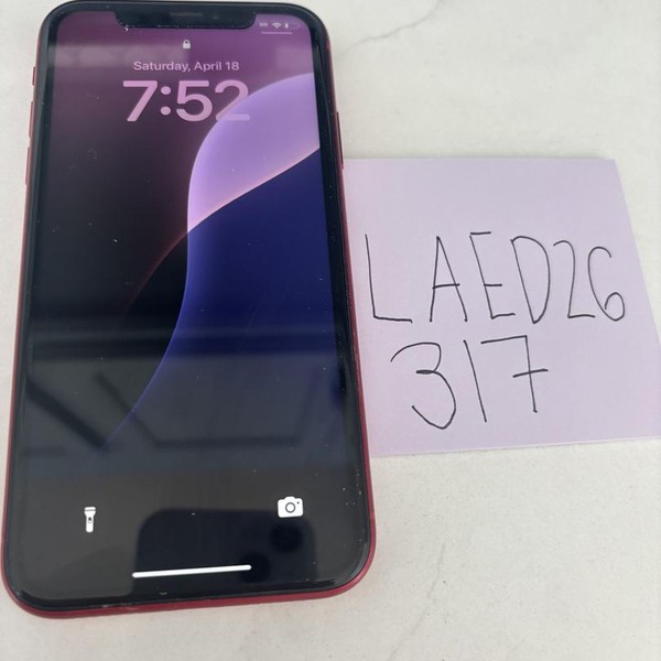 Apple iPhone Xr - AT&T, 128 GB, Red, A1984