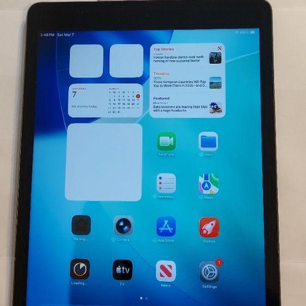 Apple iPad 9th Gen - Unlocked, 64 GB, Gray, A2603