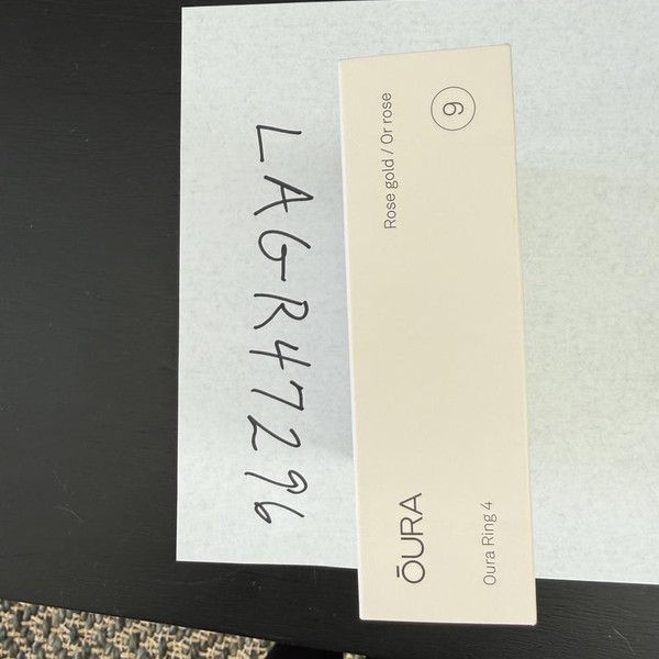 Oura Ring Gen 4 - Rose Gold, Size 9