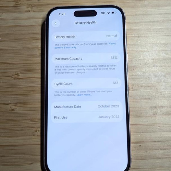 Apple iPhone 15 - Unlocked, 128 GB, Pink, A2846