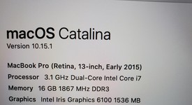 Good
													MacBook Pro 2015 (Retina) - 13" - Silver, 512 GB, 16 GB, photo 5 of 12