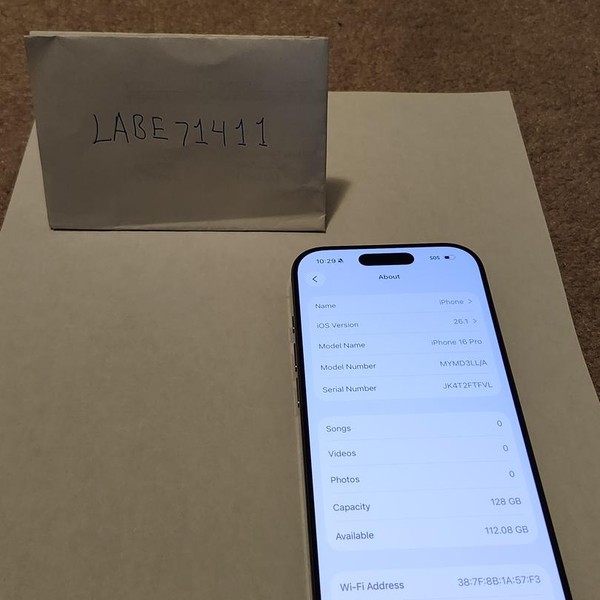 Apple iPhone 16 Pro - Unlocked, 128 GB, Natural, A3083