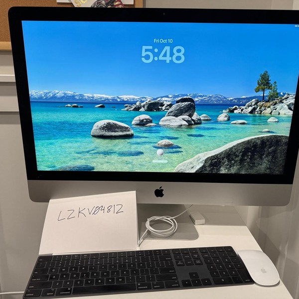 iMac 2020 27 inch Retina 5K - 256 GB, 16 GB, Intel Core i5