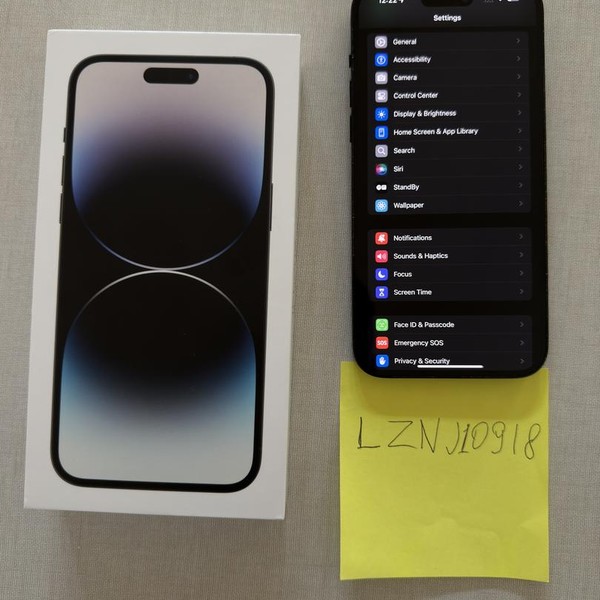 Apple iPhone 14 Pro Max - Unlocked, 256 GB, Black, A2651