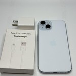 Good Apple iPhone 15 - Unlocked, 128 GB, Blue, A2846