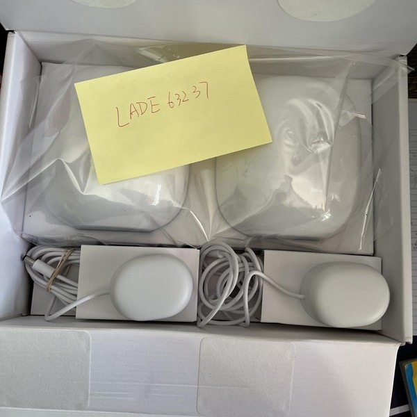 Google Nest Wifi Pro 6e Mesh Router - Snow, 2-Pack