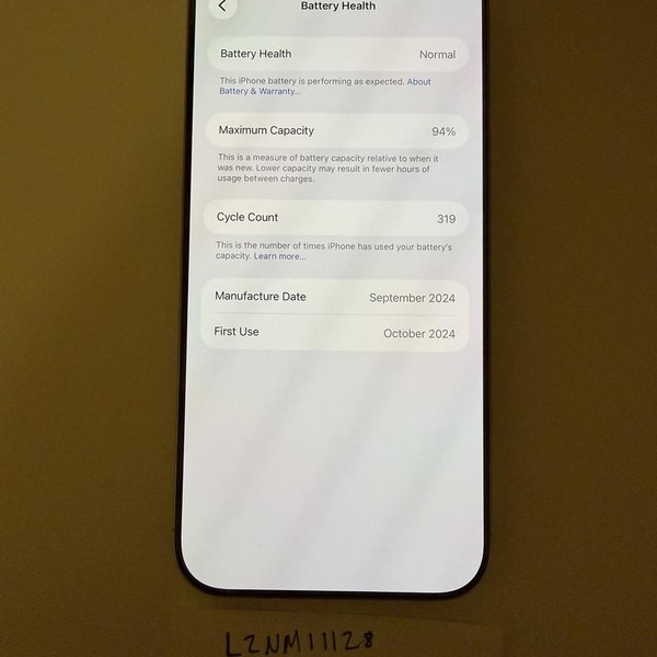 Apple iPhone 16 Pro Max - Unlocked, 256 GB, White, A3084