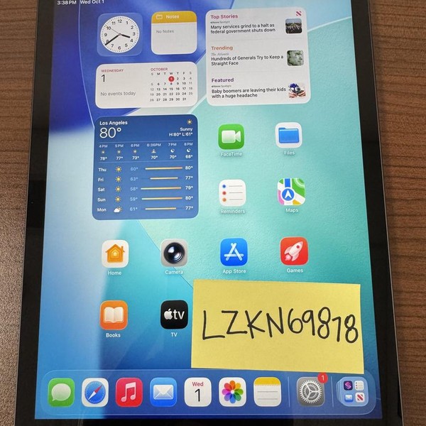 Apple iPad 8th Gen - Wi-Fi, 128 GB, Gray, A2270