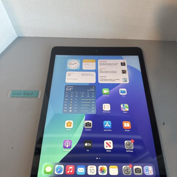 Apple iPad 9th Gen - Wi-Fi, 64 GB, Gray, A2602