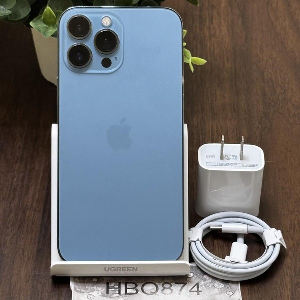 Apple iPhone 13 Pro Max - Unlocked, Sierra Blue, 128 GB, A2484
