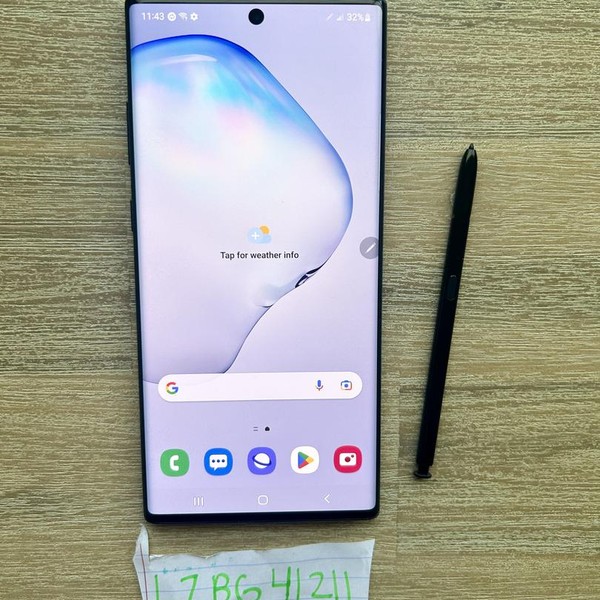 Samsung Galaxy Note 10 Plus - T-Mobile, 256 GB, Black, 12 GB, SM-N975U