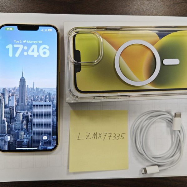 Apple iPhone 14 Plus - Unlocked, 256 GB, Yellow, A2632