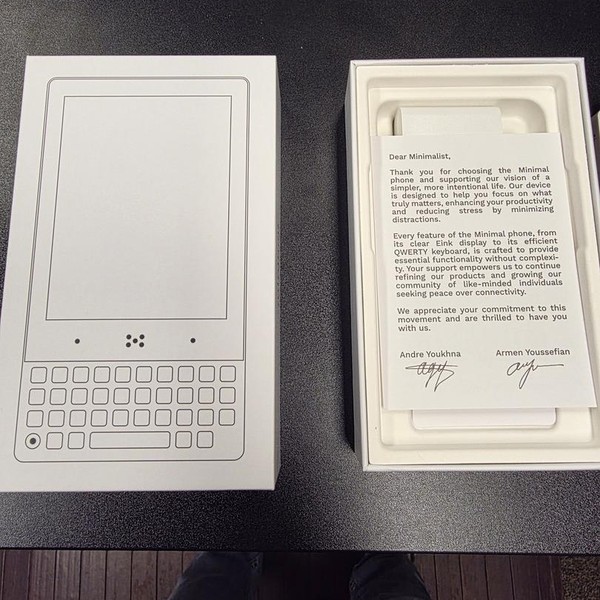 Minimal Phone - Unlocked, Pebble, 256 GB, 8 GB