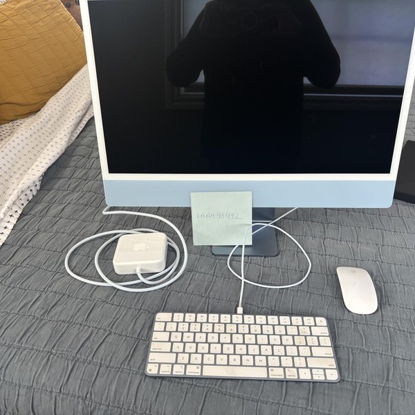 iMac 2021 24 inch - 256 GB, Blue, 8 GB, Apple M1