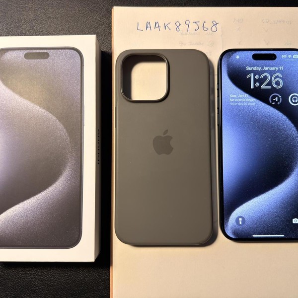 Apple iPhone 15 Pro Max - Unlocked, 256 GB, Blue, A2849