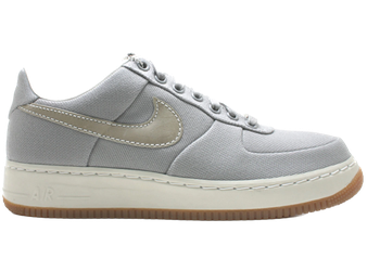 Nike Air Force 1 Low Supreme Canvas Medium Grey for sale