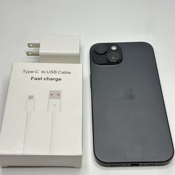 Apple iPhone 15 - Unlocked, 256 GB, Black, A2846