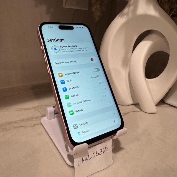 Apple iPhone 15 - Unlocked, 128 GB, Pink, A2846