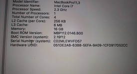 Good
													MacBook Pro 2013 (Retina) - 15" - Silver, 512 GB, 16 GB, photo 1 of 13