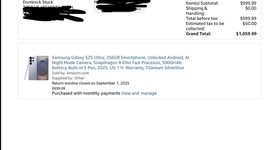 Mint
													Samsung Galaxy S25 Ultra - Unlocked, Silverblue, 256 GB, 12 GB, SM-S938U1, photo 2 of 19