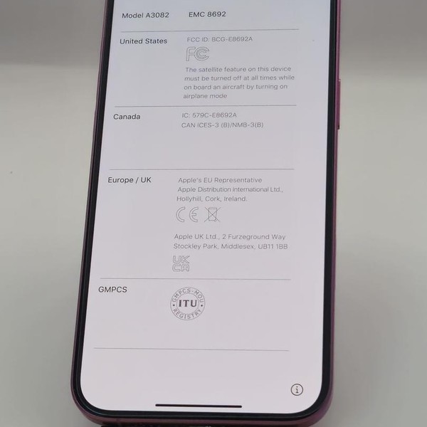 Apple iPhone 16 Plus - Unlocked, 128 GB, Pink, A3082