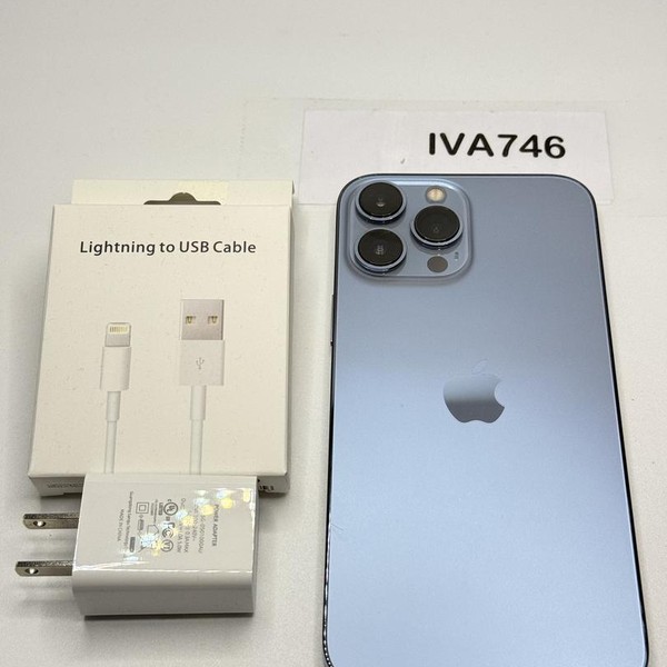 Apple iPhone 13 Pro Max - Unlocked, 128 GB, Sierra Blue, A2484