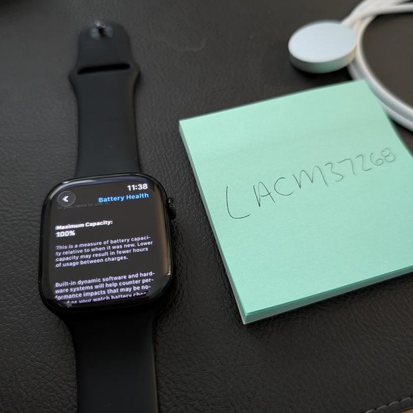 Apple Watch Series 11 46mm - Unlocked, Jet Black, A3337 - Cellular, Aluminum