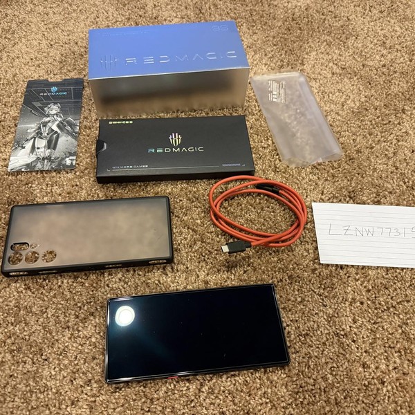 ZTE nubia Red Magic 9S Pro - Unlocked, 256 GB, Black, 12 GB