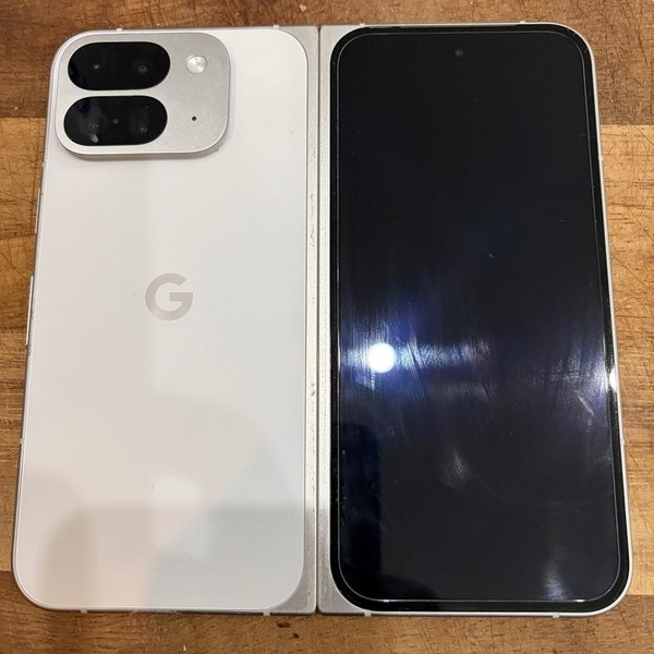 Google Pixel 9 Pro Fold - Unlocked, 256 GB, Porcelain, GGH2X