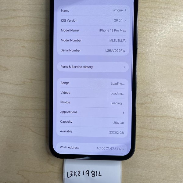 Apple iPhone 13 Pro Max - Unlocked, 256 GB, Graphite, A2484