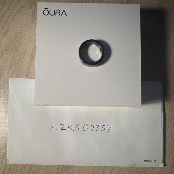 Oura Ring Gen 3 - Black, Size 11, Heritage