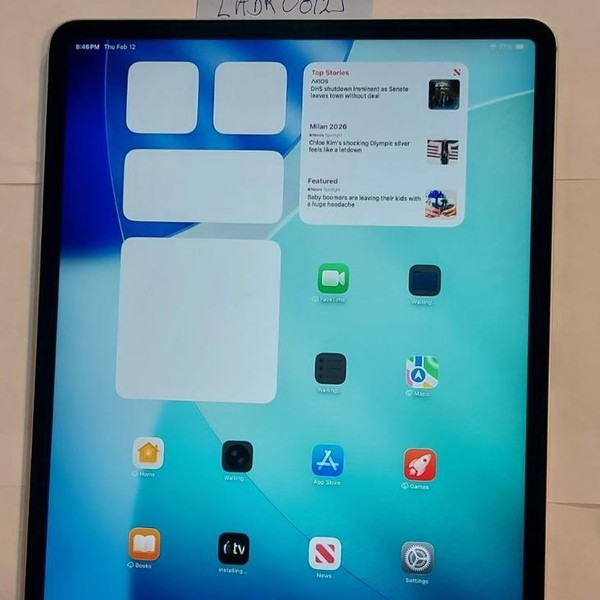 Apple iPad Pro 12.9 inch 4th Gen 2020 - Unlocked, 256 GB, Silver, A2069