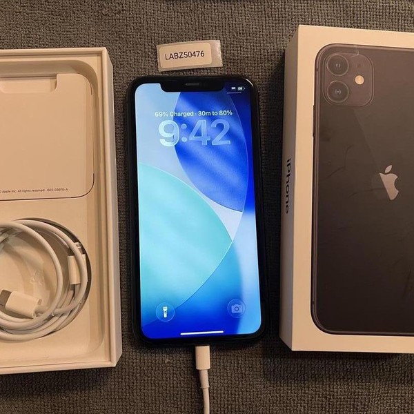 Apple iPhone 11 - Unlocked, 64 GB, Black, A2111
