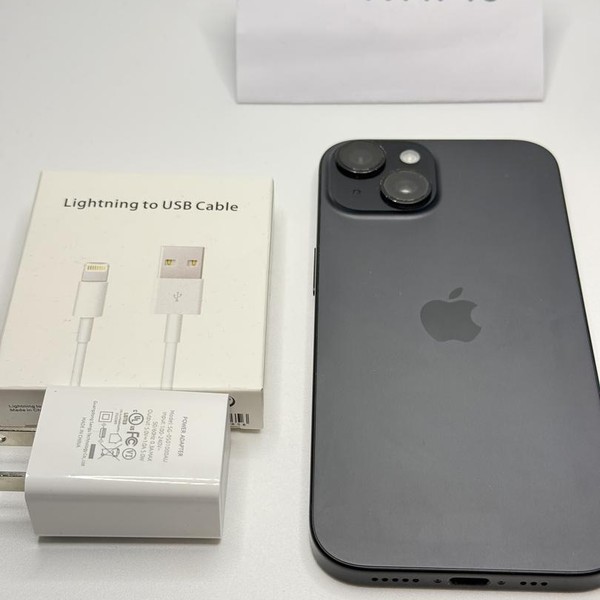 Apple iPhone 15 - Unlocked, 128 GB, Black, A2846