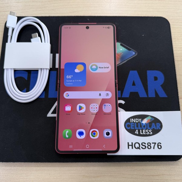 Samsung Galaxy Z Flip7 - Unlocked, 512 GB, Coral, 12 GB, SM-F766U1