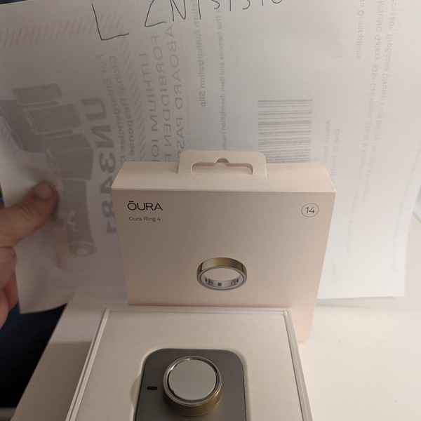 Oura Ring Gen 4 - Gold, Size 14
