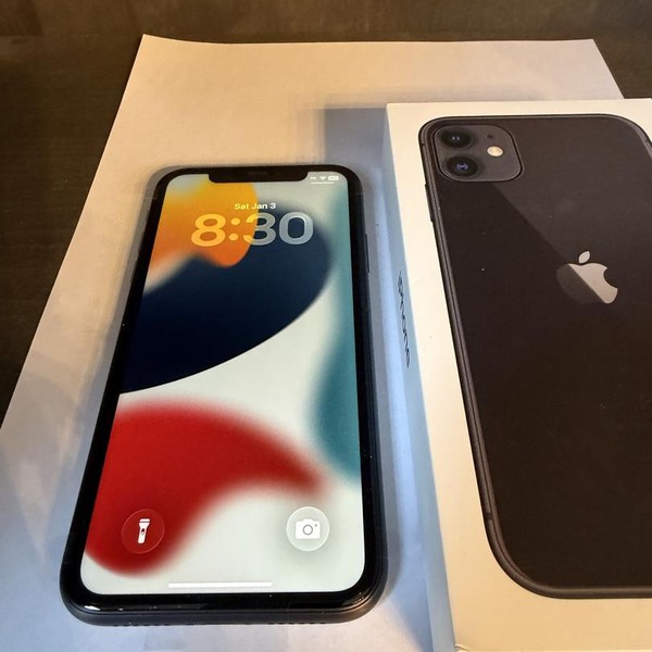 Apple iPhone 11 - Unlocked, 64 GB, Black, A2111