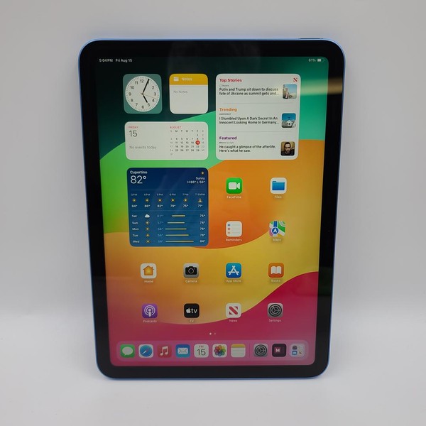 Apple iPad 10th Gen - Wi-Fi, 64 GB, Blue, A2696