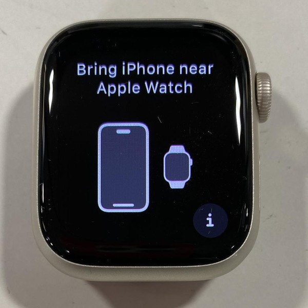 Apple Watch Series 7 41mm - Starlight, A2473 - GPS, Aluminum