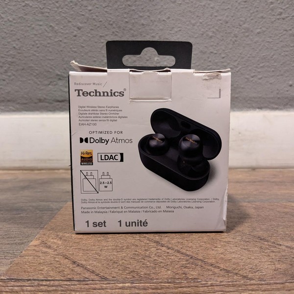 Technics AZ100 Hi-Fi Wireless Earbuds - Black