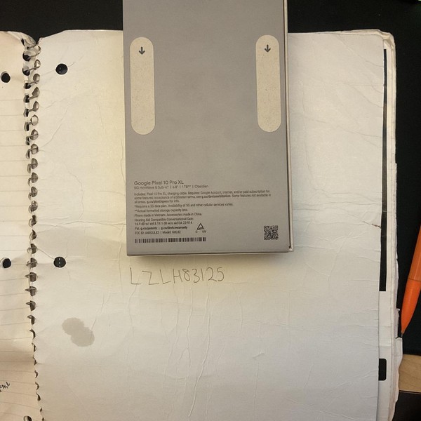 Google Pixel 10 Pro XL - Unlocked, 1 TB, Obsidian, GUL82